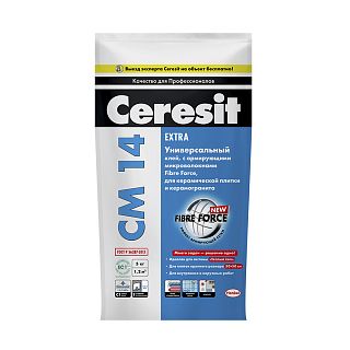 Клей для плитки Ceresit CM 14 Extra, 5 кг фото