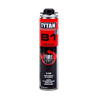 Пена монтажная профессиональная огнеупорная Tytan Professional В1, 750 мл фото